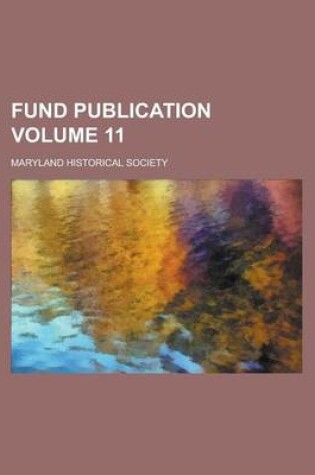 Cover of Fund Publication Volume 11