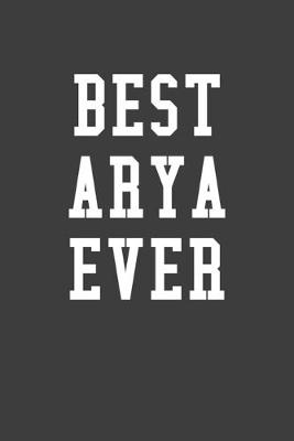 Book cover for Best Arya Ever