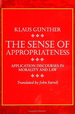 Book cover for The Sense of Appropriateness