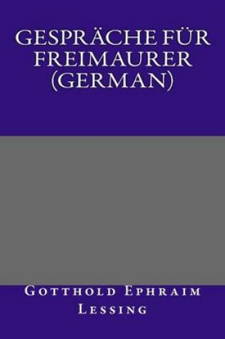 Cover of Gesprache Fur Freimaurer (German)