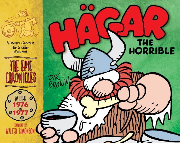 Book cover for Hagar the Horrible: The Epic Chronicles: The Dailies 1976-1977