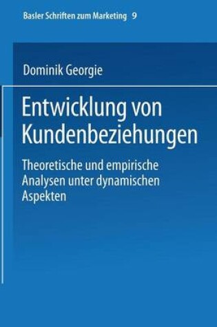 Cover of Entwicklung von Kundenbeziehungen