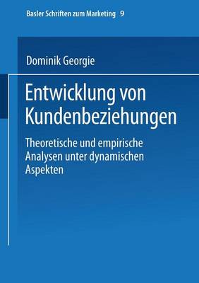 Cover of Entwicklung von Kundenbeziehungen