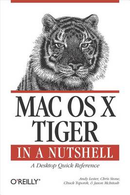 Book cover for Mac OS X Tiger in a Nutshell