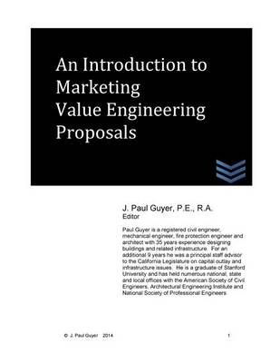 Book cover for An Introduction to Marketing Value Engineering Proposals