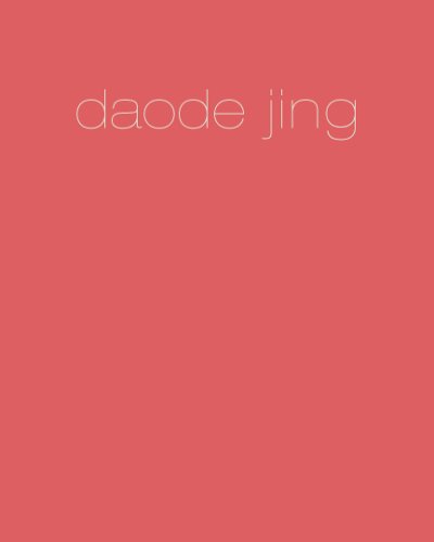 Cover of Daode Jing