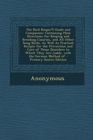 Cover of The Bird Keeper's Guide and Companion