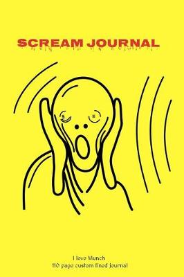 Book cover for Scream Journal, I love Munch