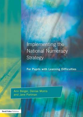Book cover for Implementing the National Numeracy Strategy: For Pupils with Learning Difficulties