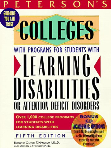 Book cover for Colleges with Programs for Students with Learning Disabilities or Attention Deficit Disorders