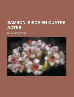 Book cover for Samson, Piece En Quatre Actes