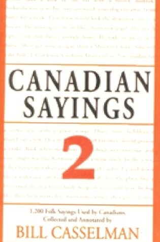 Cover of Canadian Sayings 2