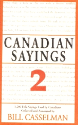 Book cover for Canadian Sayings 2