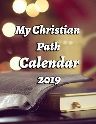 Book cover for My Christian Path Calendar 2019