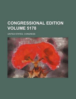 Book cover for Congressional Edition Volume 5178