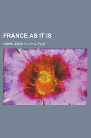 Cover of France as It Is