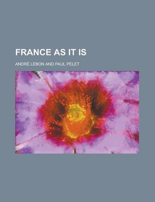 Book cover for France as It Is