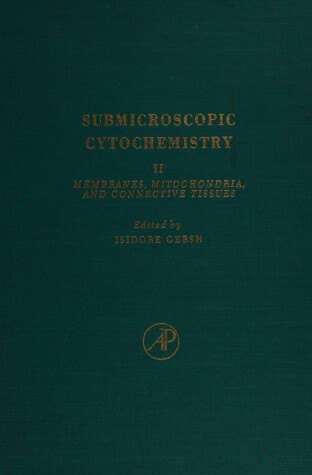 Cover of Submicroscopic Cytochemistry