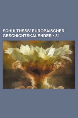 Cover of Schulthess' Europaischer Geschichtskalender (31)