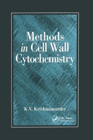 Cover of Methods in Cell Wall Cytochemistry