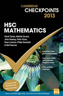 Book cover for Cambridge Checkpoints HSC Mathematics 2013