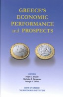 Book cover for Greece's Economic Performance and Prospects