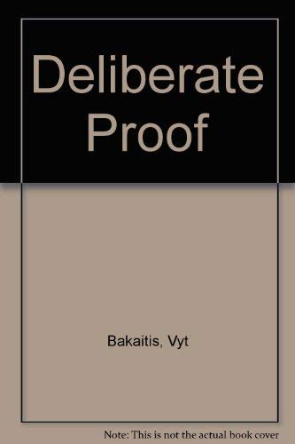 Book cover for Deliberate Proof