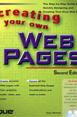 Cover of Creating Your Own Web Pages