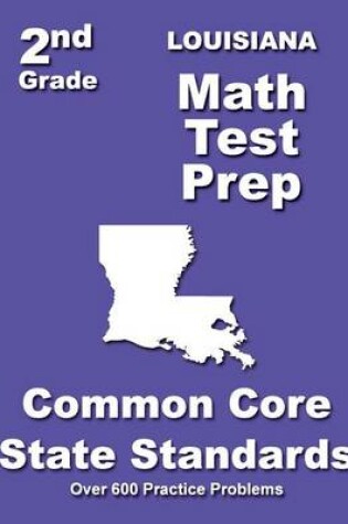 Cover of Louisiana 2nd Grade Math Test Prep