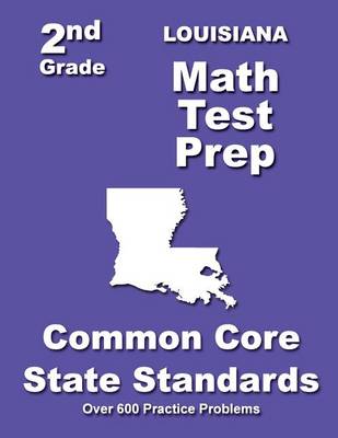 Book cover for Louisiana 2nd Grade Math Test Prep