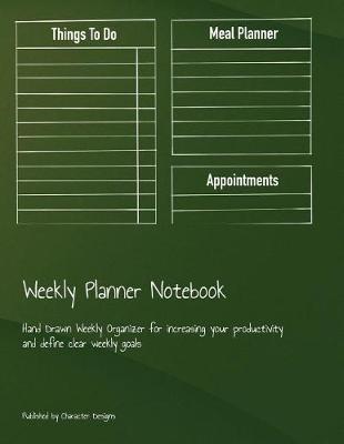 Book cover for Weekly Planner Notebook