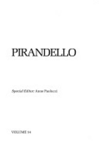 Cover of Pirandello
