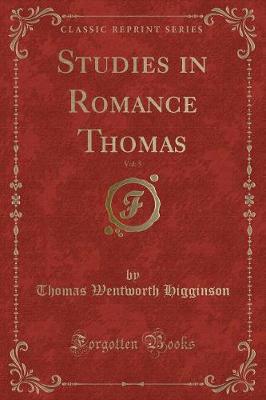 Book cover for Studies in Romance Thomas, Vol. 5 (Classic Reprint)