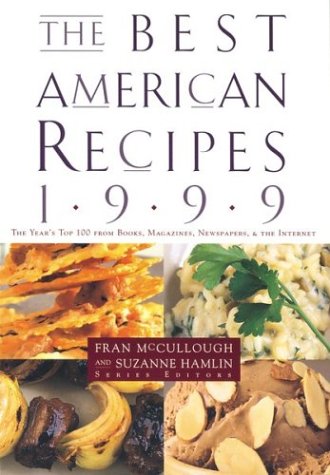 Book cover for The Best American Recipes 1999