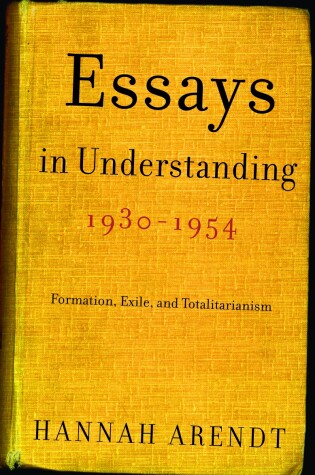 Cover of Essays in Understanding, 1930-1954