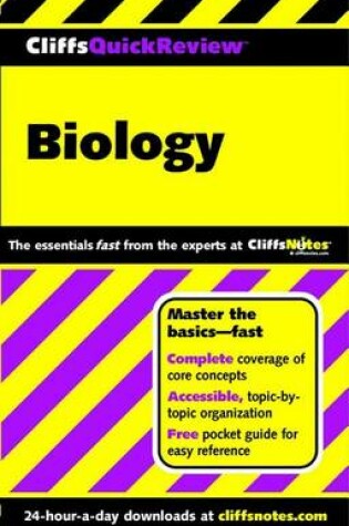 Cover of Cliffsquickreview Biology