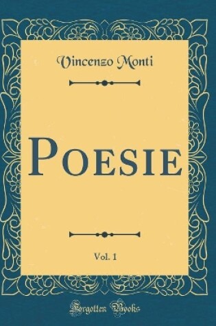 Cover of Poesie, Vol. 1 (Classic Reprint)