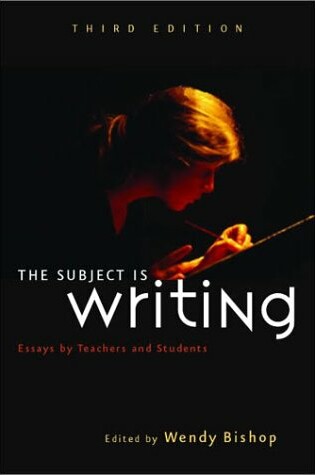 Cover of The Subject is Writing