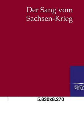 Book cover for Der Sang vom Sachsen-Krieg