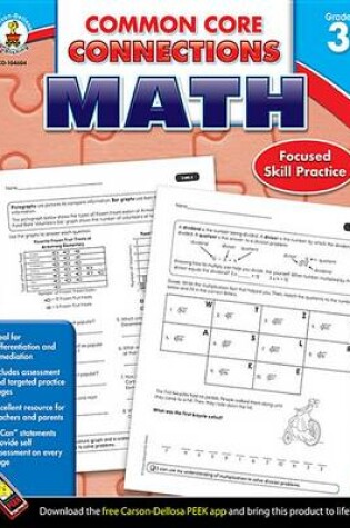 Cover of Common Core Connections Math, Grade 3