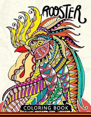 Book cover for Rooster Coloring Book