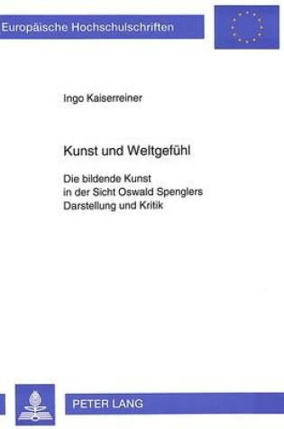 Cover of Kunst Und Weltgefuehl