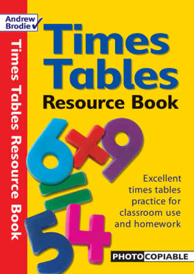 Cover of Times Table Resource Book