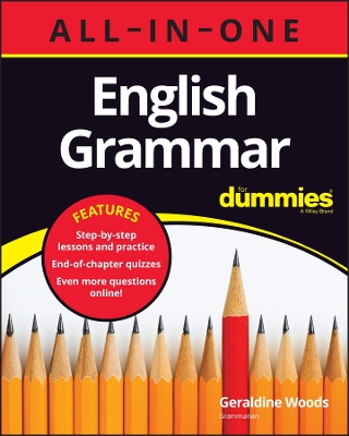 Book cover for English Grammar All–in–One For Dummies (+ Chapter Quizzes Online)