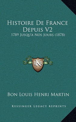 Book cover for Histoire de France Depuis V2