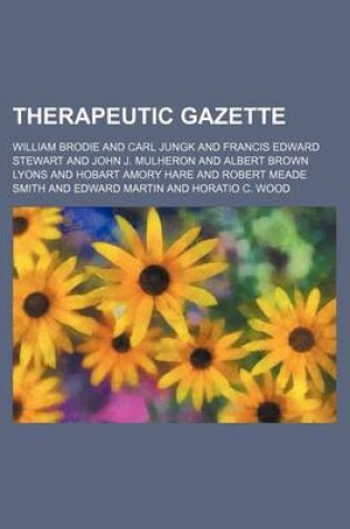 Cover of Therapeutic Gazette