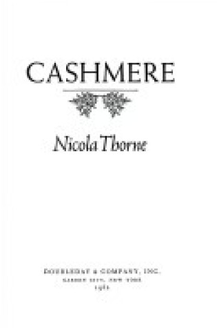 Cover of Cashmere