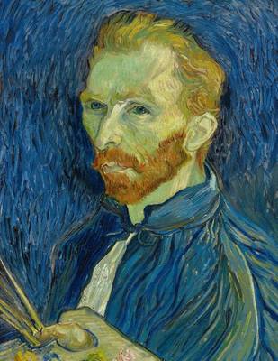 Book cover for Self-Portrait I, Vincent Van Gogh. Blank Journal