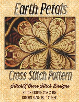 Book cover for Earth Petals Cross Stitch Pattern