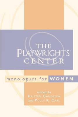 Book cover for The Playwrights Center Monologues for Women